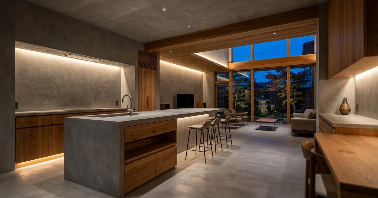 Architecting down to the materials. Setagaya, a superb interior woven ...