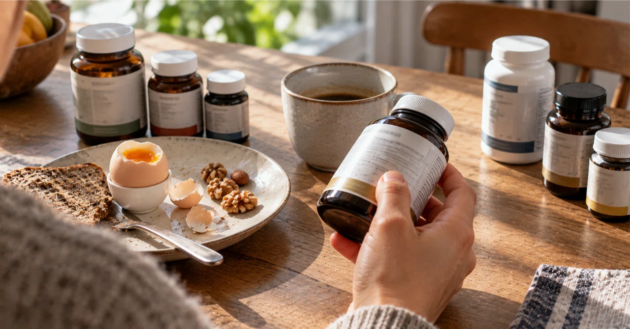 [Timing of Intake] The label 'with food' is not the same as 'after a ...