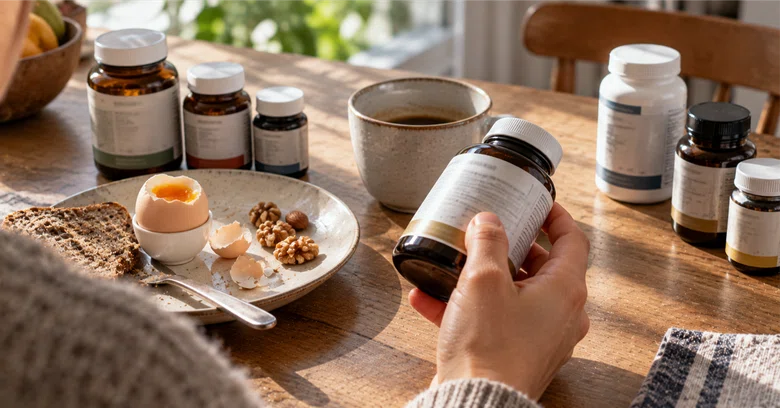 [Timing of Intake] The label 'with food' is not the same as 'after a ...