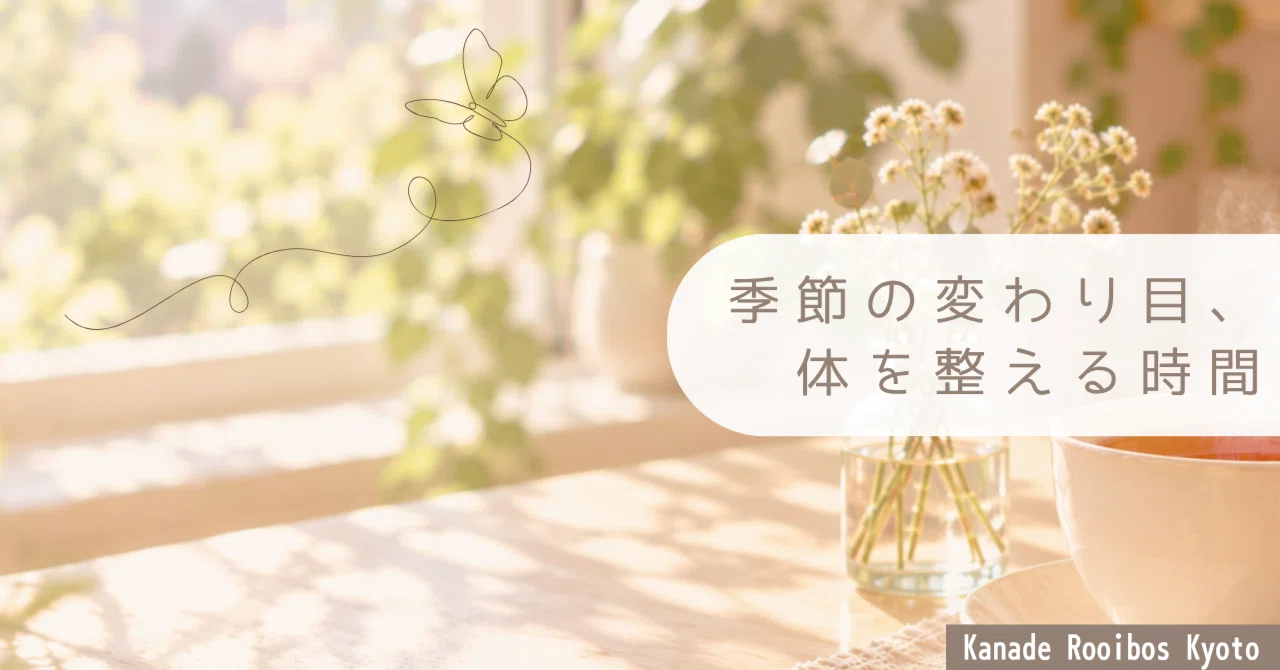 Time to adjust your body during the changing seasons｜ルイボスティー専門店 奏 ...