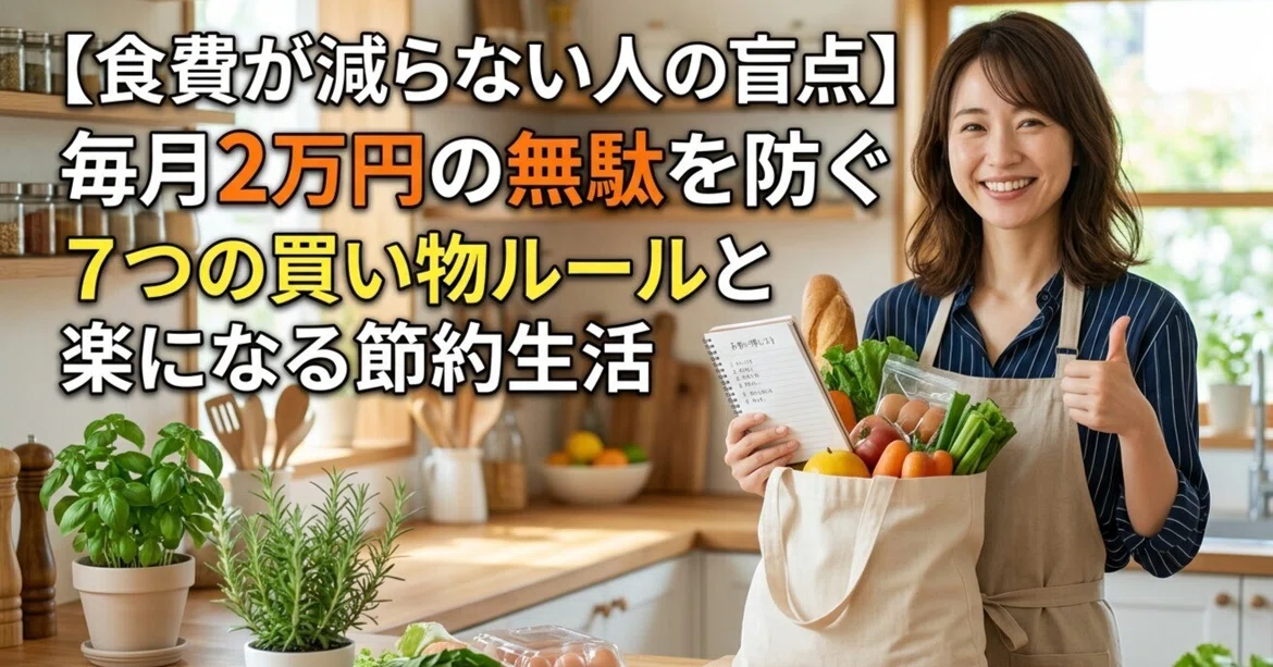 [The Blind Spot of People Who Can't Reduce Food Expenses] 7 Shopping ...