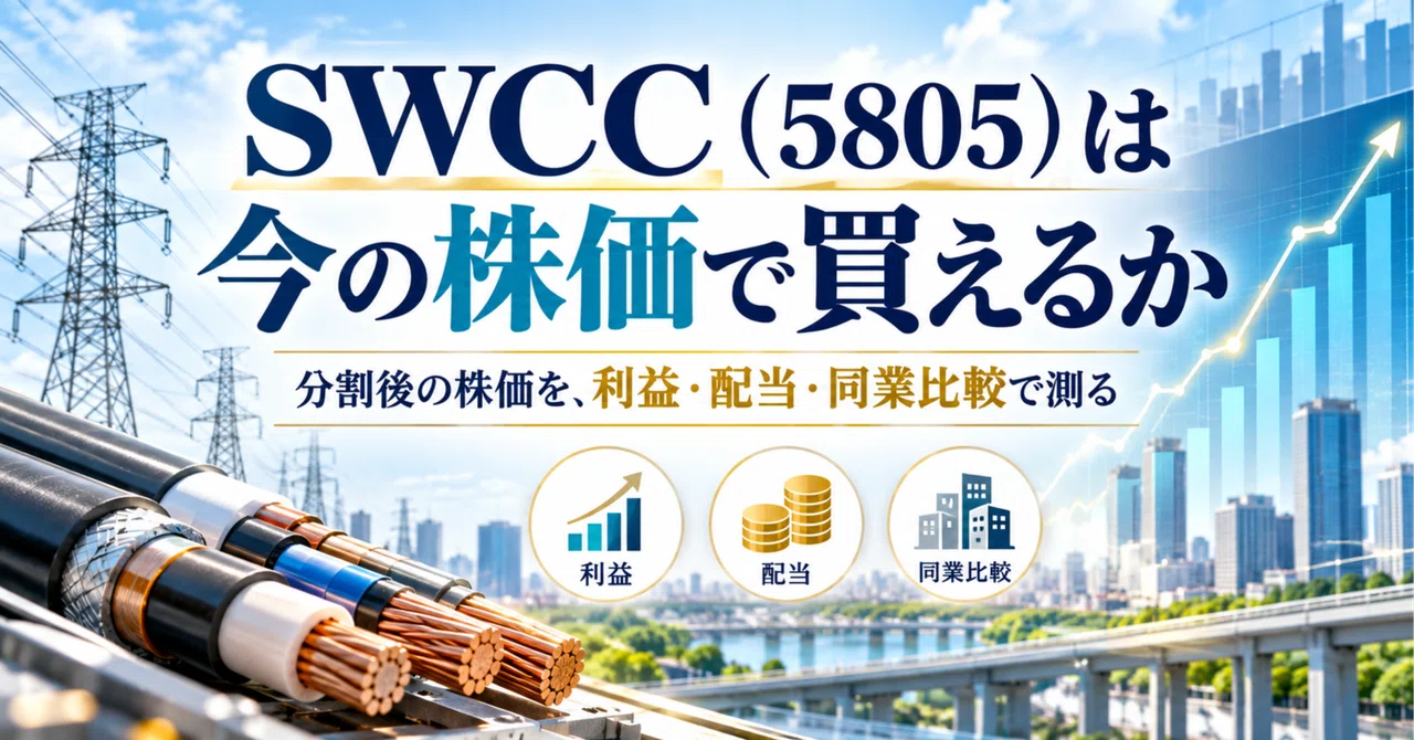 Can SWCC (5805) be bought at the current stock price? - Measuring the ...