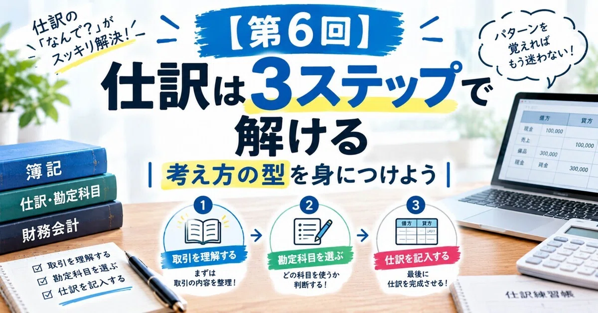[Part 6] Journal entries can be solved in 3 steps | Learn the pattern ...