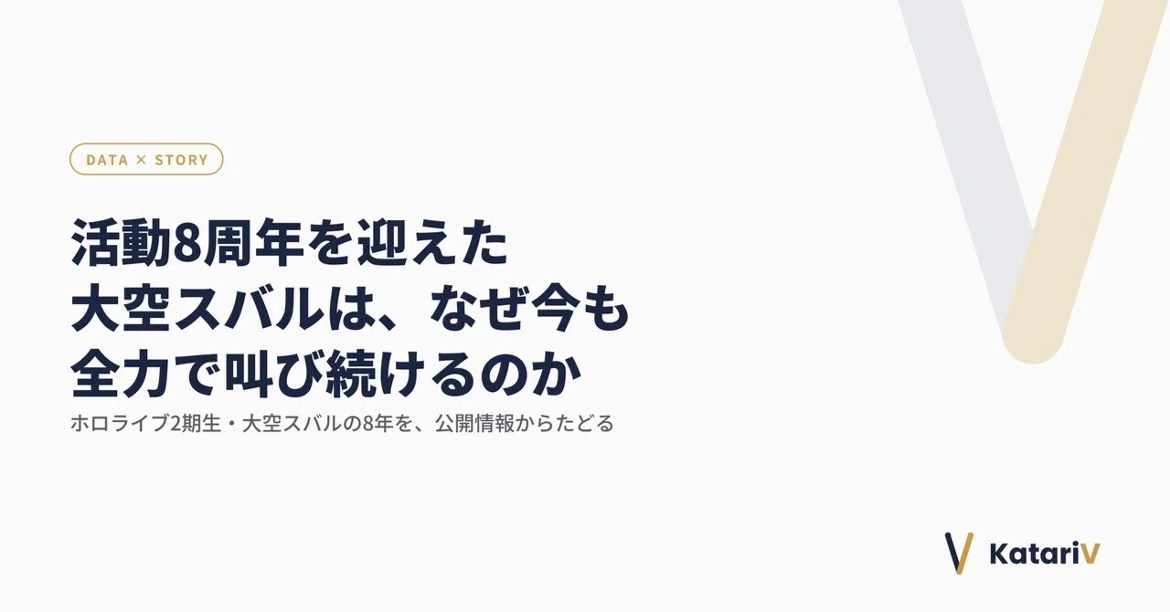 活動8周年を迎えた大空スバルは、なぜ今も全力で叫び続けるのか ...