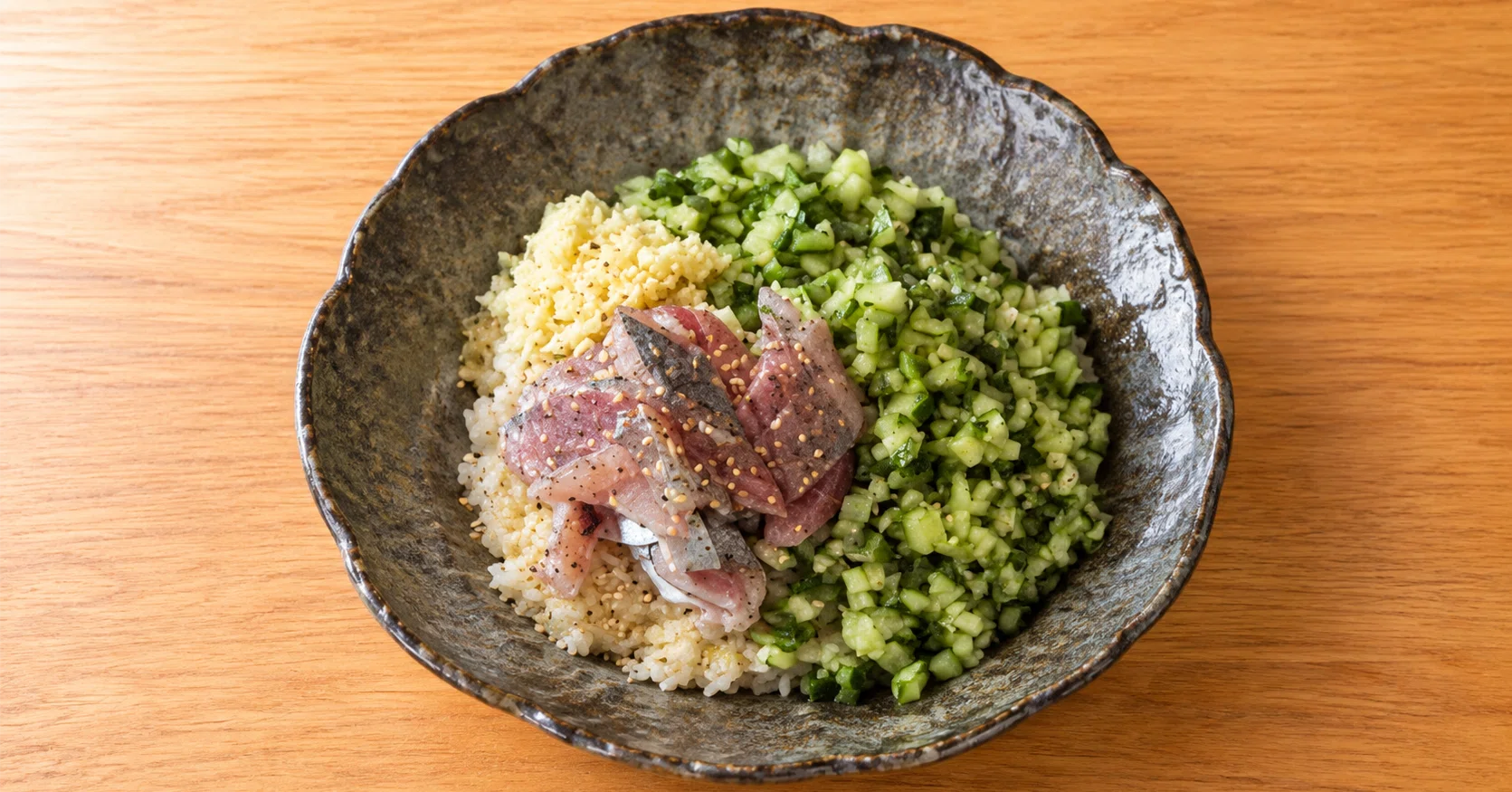 Horse Mackerel and Cucumber Rice｜四毒抜きレシピ集