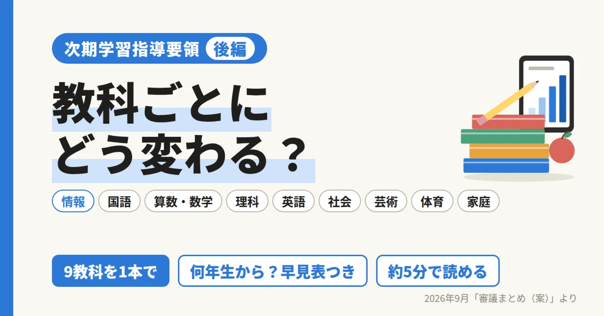 [By Subject] How Will Japanese, English, and Informatics Change? | Next ...