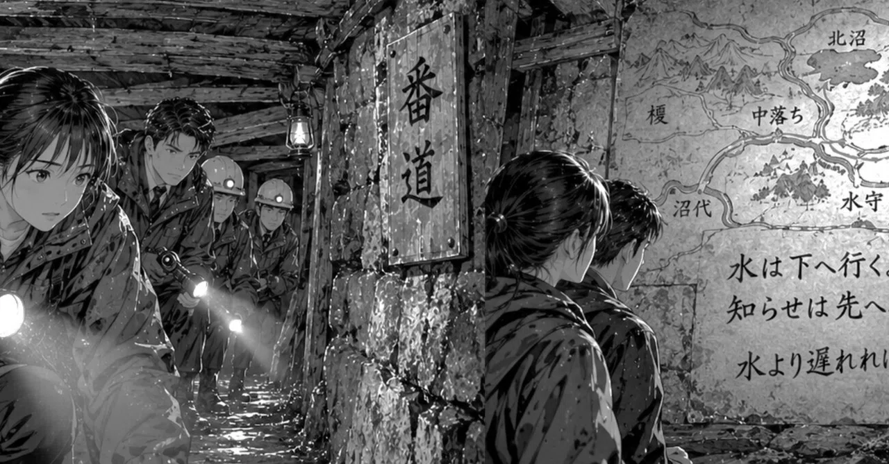Where the Foul Water Goes 18: Numbered Path｜井上ひろし