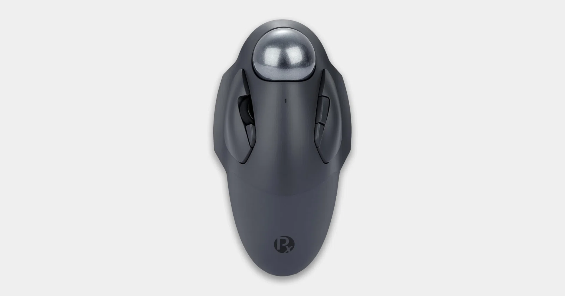 左右対称な形状だが右手用なトラックボールマウス「Perixx PERIMICE