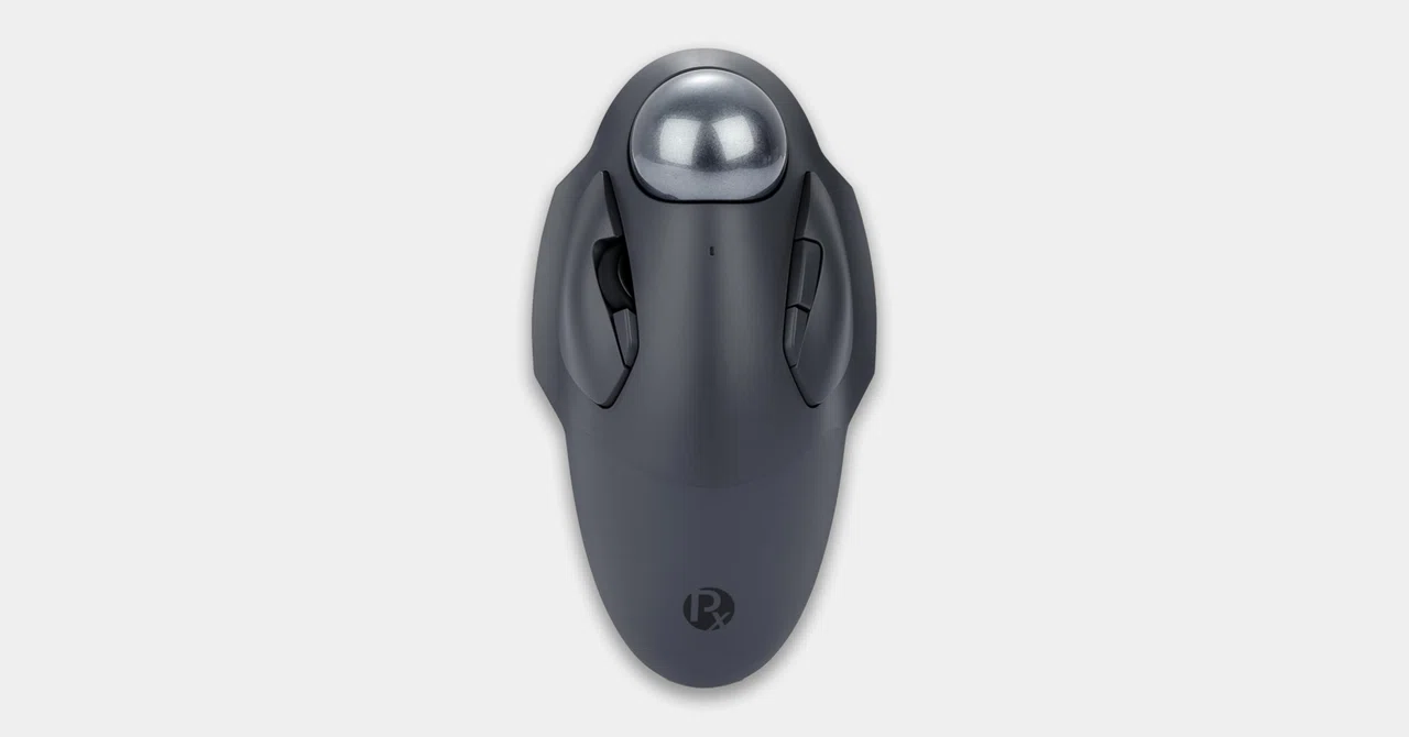 マウス・トラックボール mAir.O orimouse 左右対称な形状だが右手用なトラックボールマウス「Perixx PERIMICE