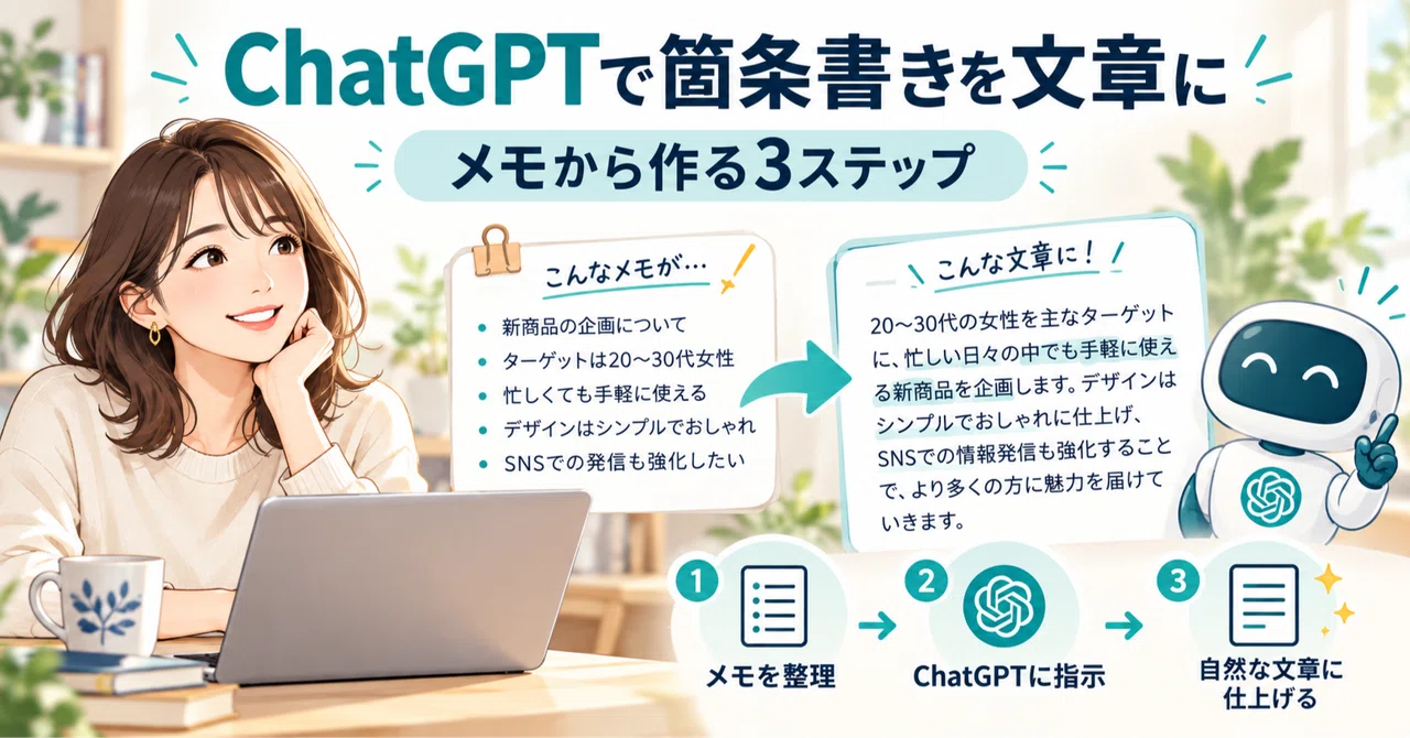 How to turn bullet points into sentences with ChatGPT | 3 steps to ...
