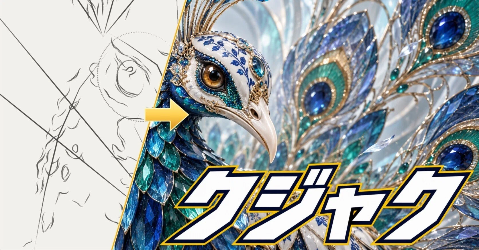 Fantasy Creature Field Guide 012 | The Azure-Adorned Peacock — Feathers ...