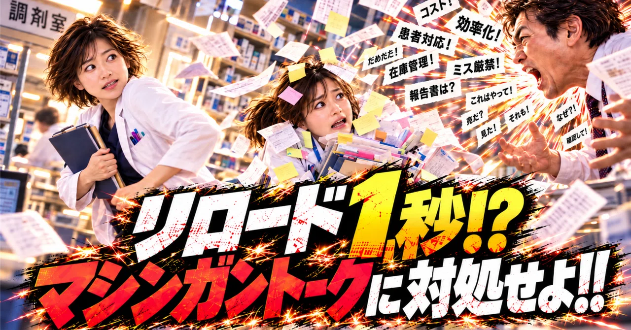 Reload in 1 Second!? Dealing with Machine-Gun Talk!!｜病院薬剤師｜arinko