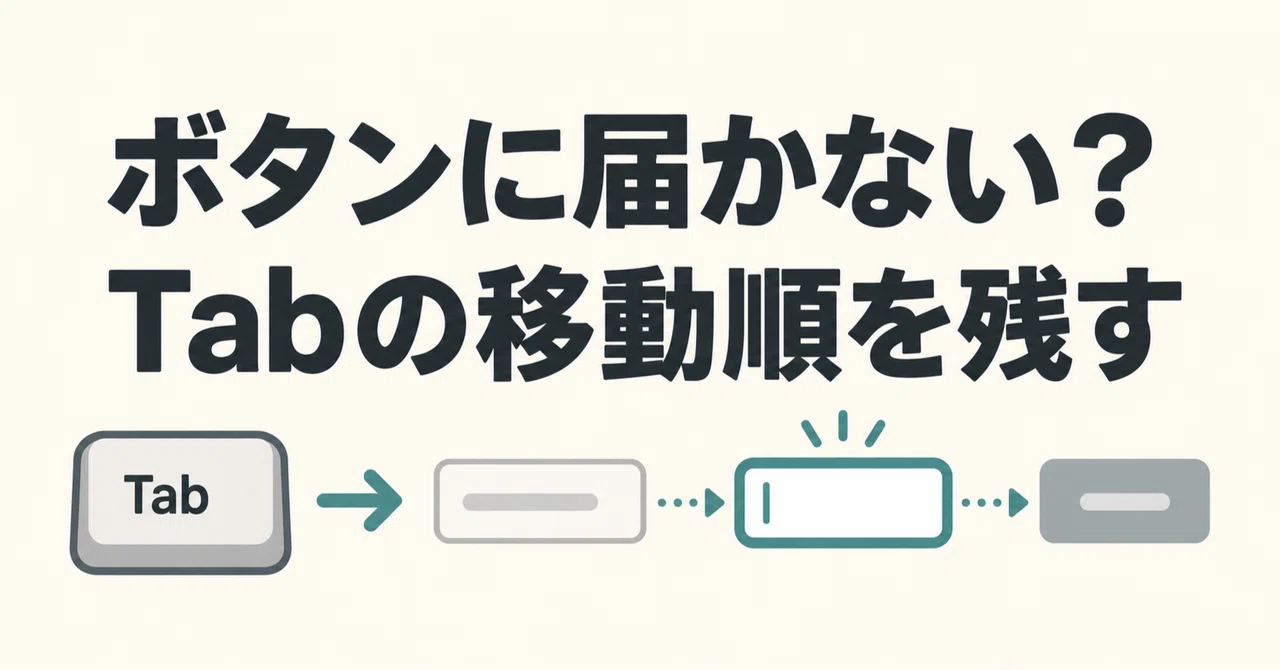 Cannot reach buttons with just a keyboard. Recording the navigation ...