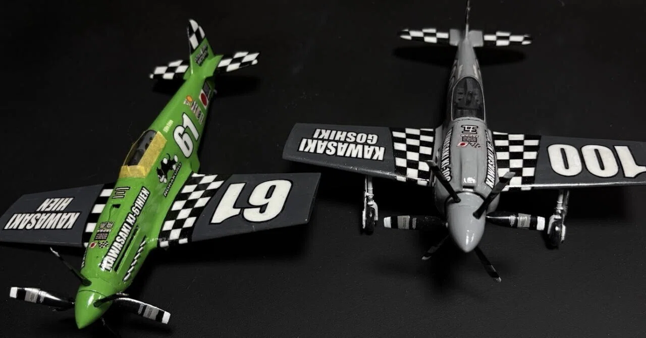 自作デカールの貼りなおし｜ホビーだらけ・架空飛行機工場 ジュンチー