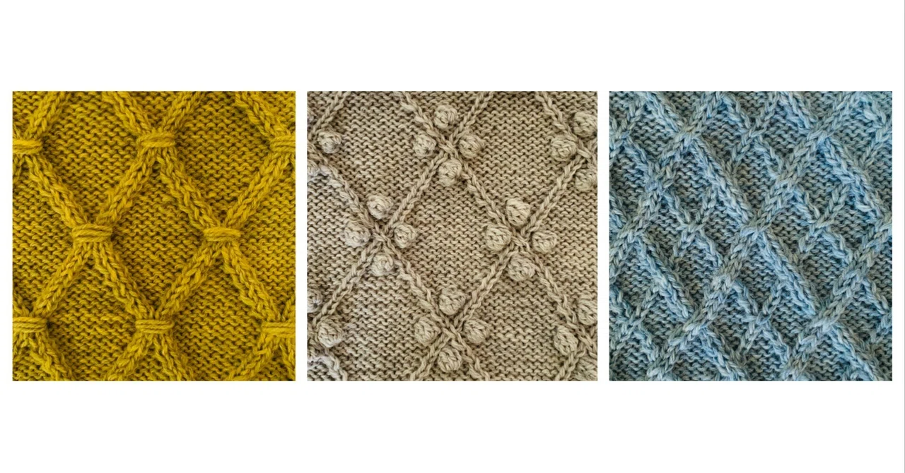 10 Lattice Patterns for Knitting | Free Patterns｜ニットストック | knit stock