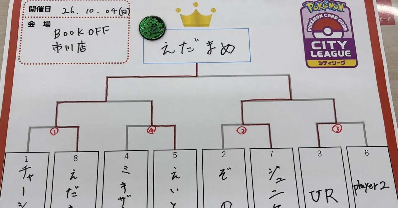 シティリーグ2027シーズン1優勝】ヤドキングデッキ｜ずんだもちとーま