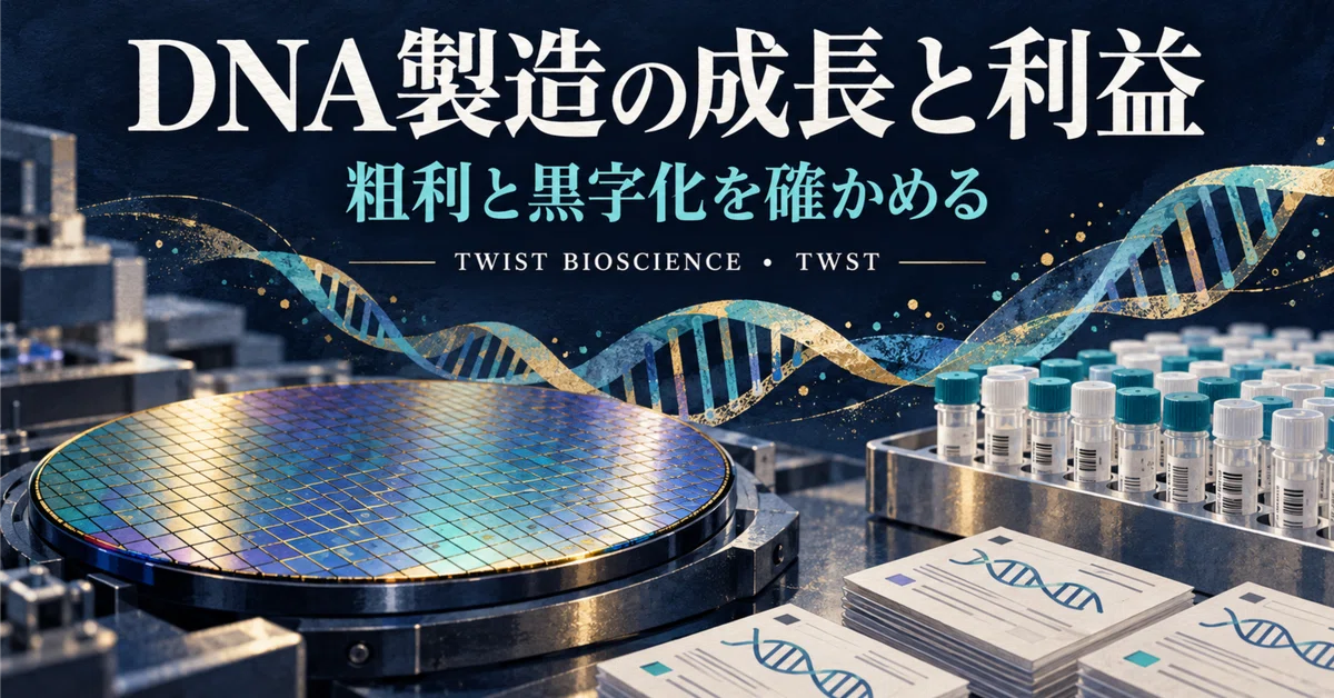 Is Twist Growing Through DNA Manufacturing? Conditions for Growth ...