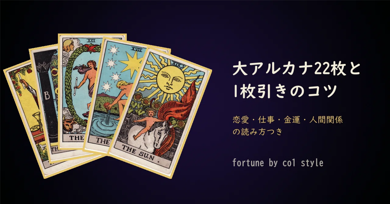Introduction Card Frame Meanings of the 22 Major Arcana and Tips for Single-Card Draws | Tarot ...