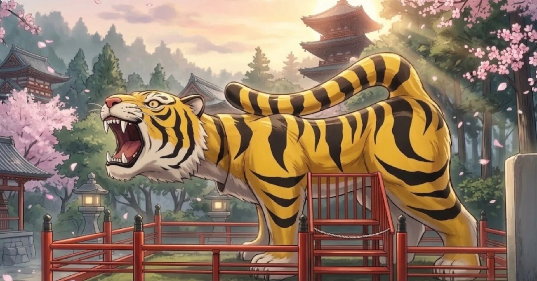 画家　西風　鷹　タイガースファン必見　猛虎の覇気 阪神ファン家族必見！「世界一福寅」の信貴山で日本一祈願＆子どもが
