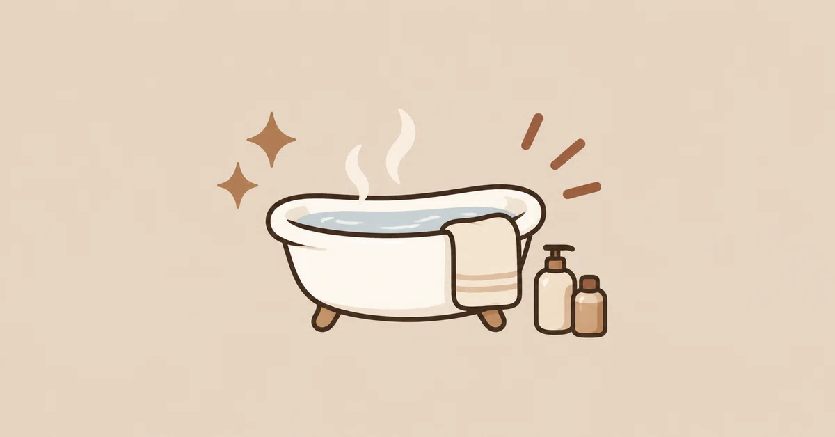 First thing after getting home: a bath. The ultimate trick for spending ...