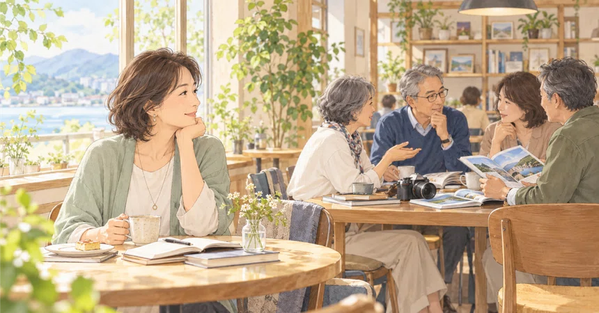 ひとり時間が好きな40代女性へ。無理なく「仲間」とつながるという考え方｜トモリエ公式