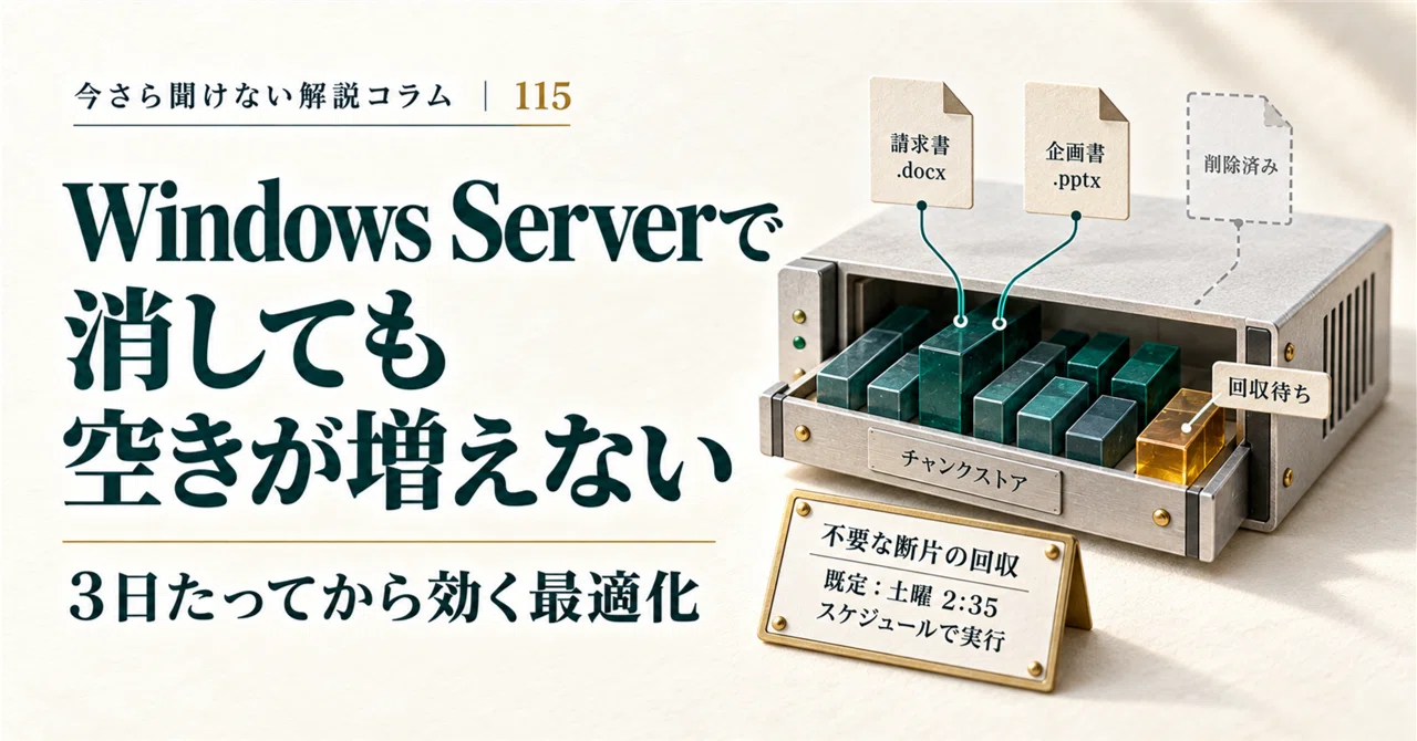 Windows Server: Deleting Files Doesn't Increase Free Space ...