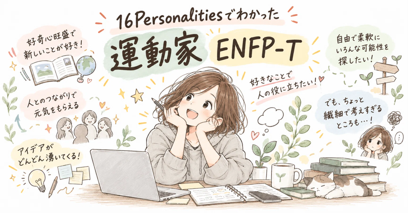 I explained 16Personalities, then took the test myself and got 'ENFP-T ...