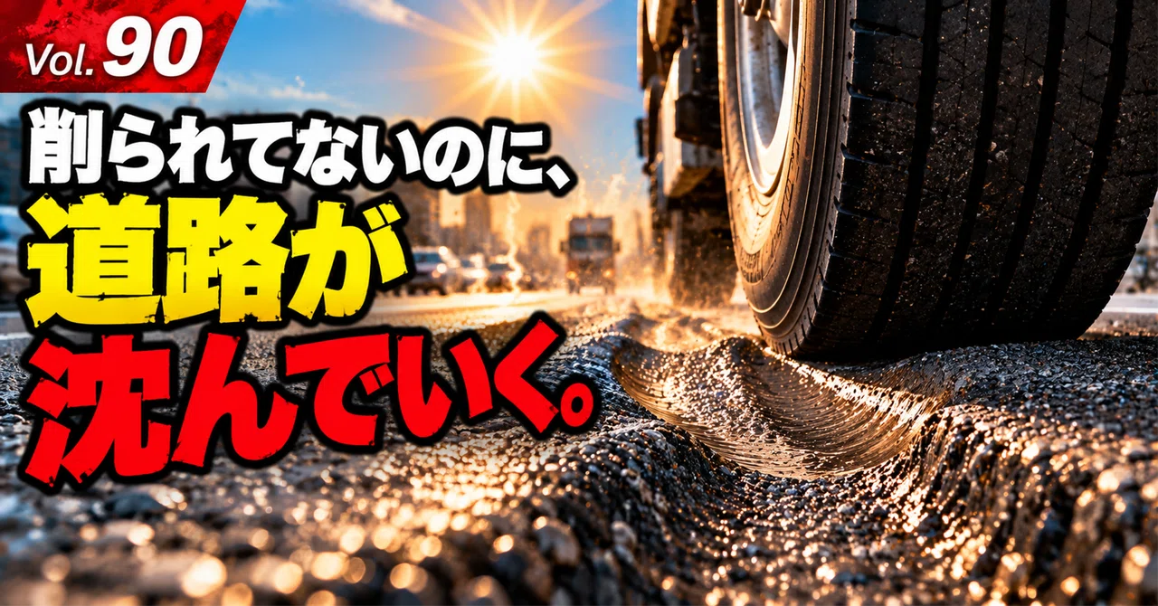 Vol. 90 [Why do road surfaces sometimes sink into grooves along the ...