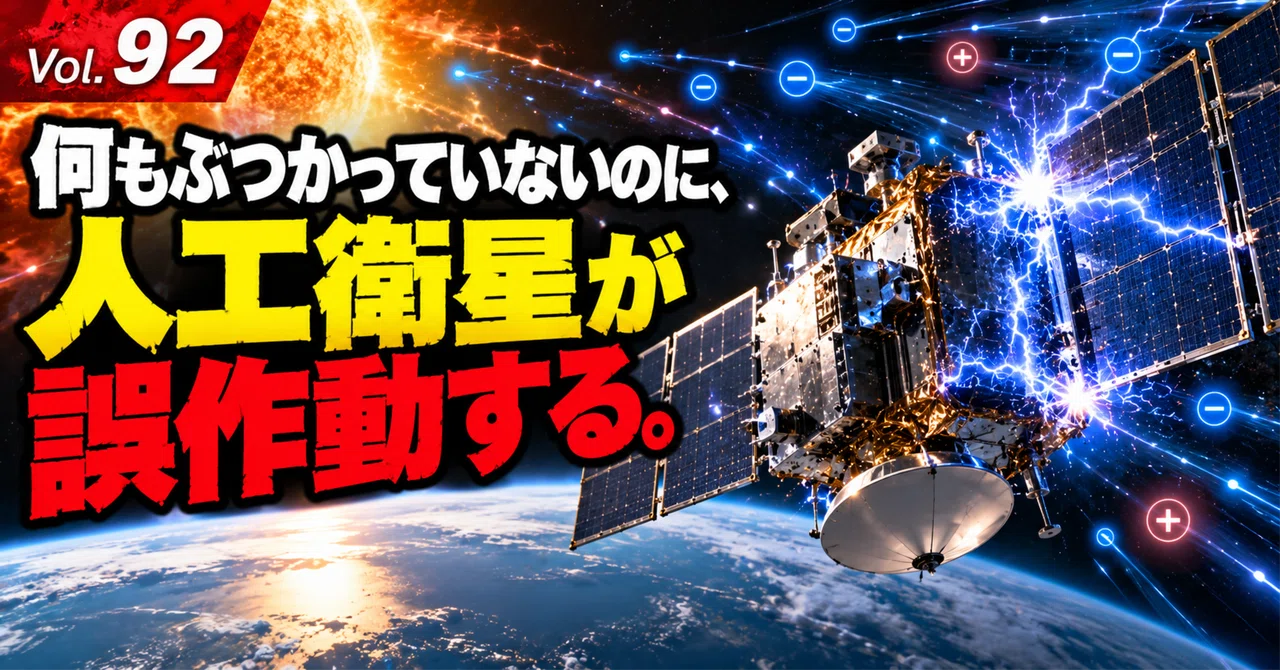 Vol.92 [Why do satellites sometimes malfunction suddenly, even when ...