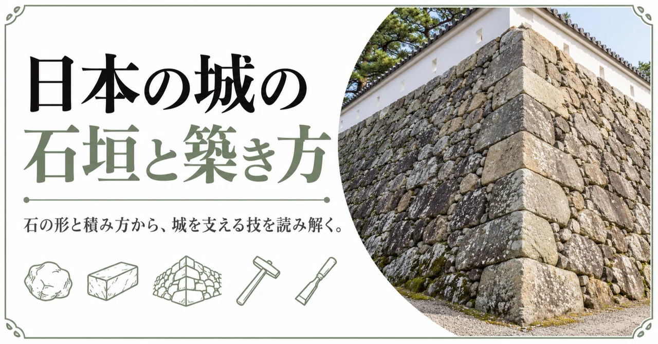 Stone Walls of Japanese Castles and How They Are Built｜休日のよりみち帖