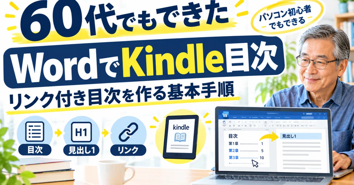 I Did It Even in My 60s | Basic Steps to Create a Kindle Table of ...