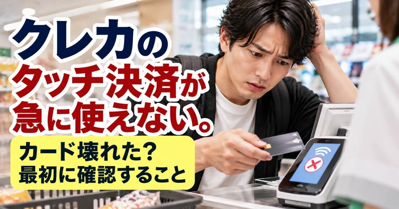 Credit card contactless payment suddenly stopped working. Is the card ...
