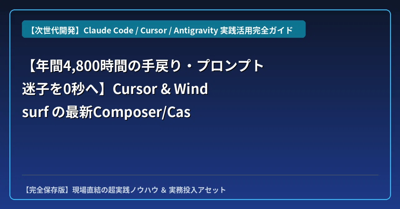 [Zeroing Out 4,800 Hours of Annual Rework and Prompt Confusion] A ...