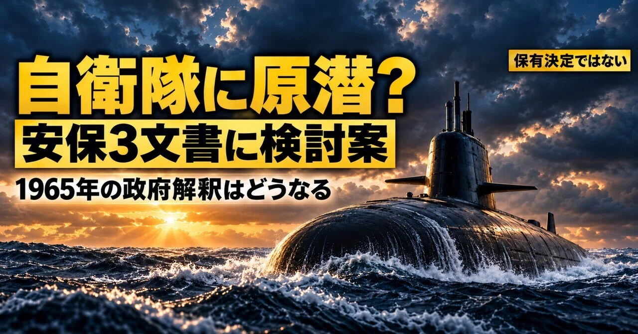Japan weighs adding nuclear submarine studies to security documents