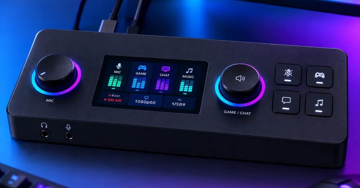 Simple Introduction Card A mixer with a built-in capture card specialized for streaming ...