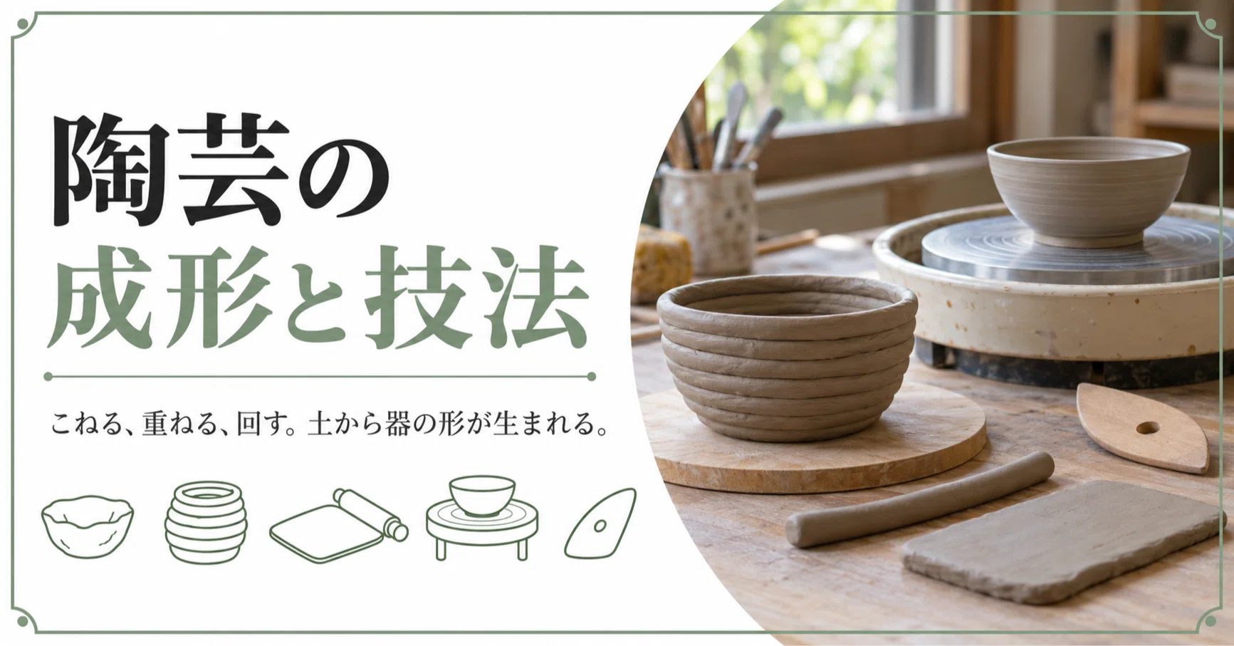 Ceramic Forming and Techniques｜休日のよりみち帖