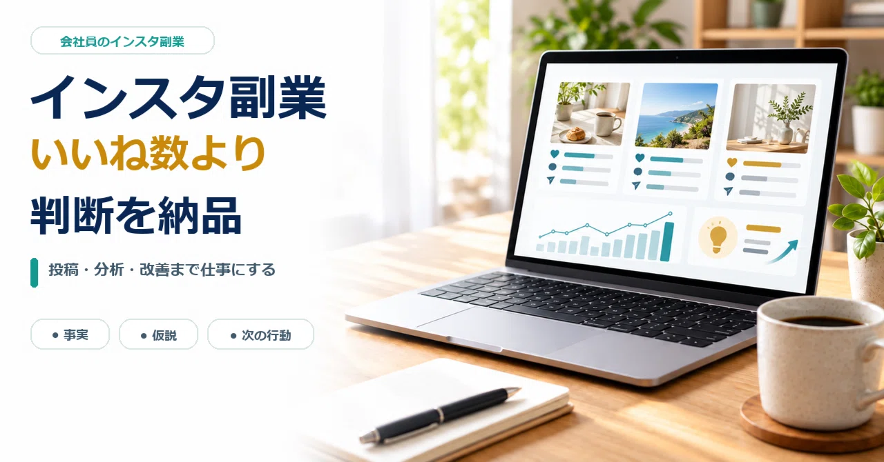 If you want to aim for 50,000 yen a month with an Instagram side hustle ...