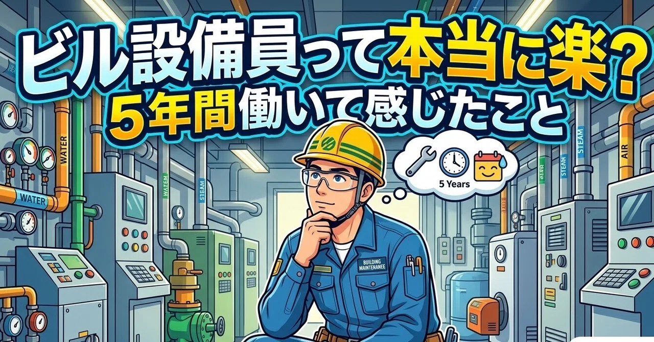 Is Building Maintenance Really Easy? What I've Felt After Working for 5 ...