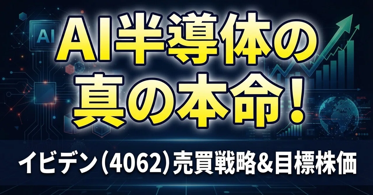 [Ibiden (4062) Thorough Analysis] AI Server Special Demand, Target ...