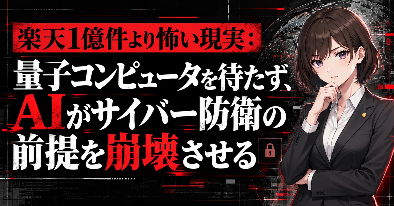 A Reality Scarier Than the 100 Million Rakuten Records: AI Is ...