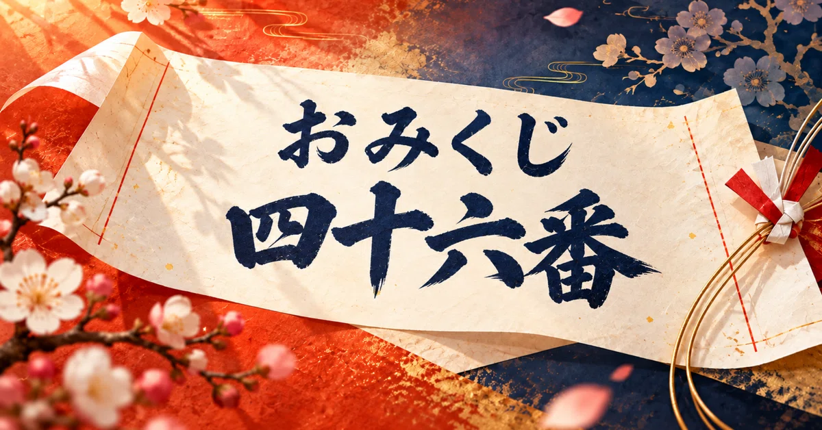 [Fortune Slip] Number 46｜ヤギヲ