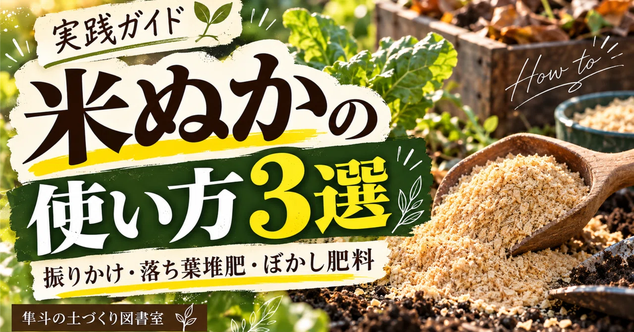 [Practical Guide] 3 Ways to Use Rice Bran! How to Avoid Failure with ...