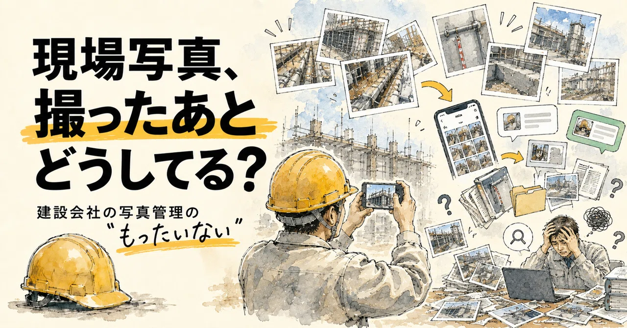 What happens to site photos after you take them? The 