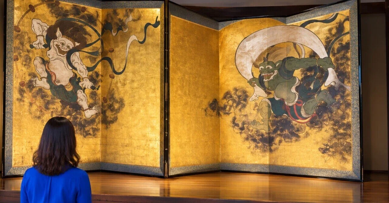 ふたつの風神雷神図屏風｜咲良桜子/ 歴史旅 大好き🟦