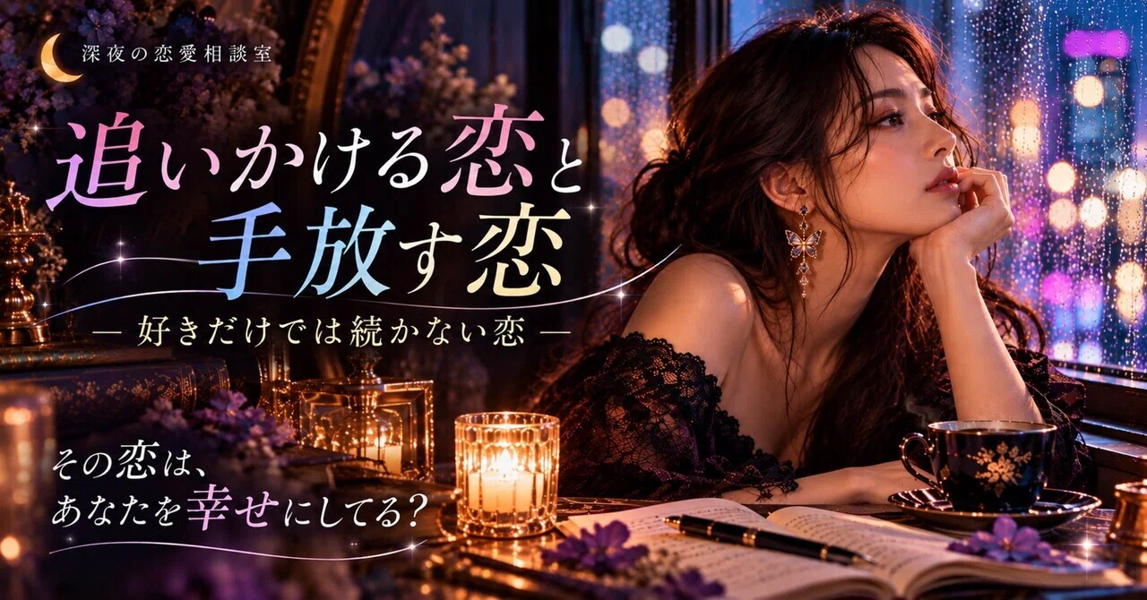 Chasing Love and Letting Go｜夜中鳳蝶