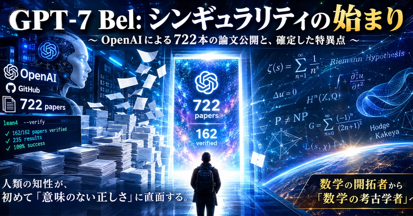 GPT-7 Bel：（続）シンギュラリティの始まり 〜OpenAIによる722本の