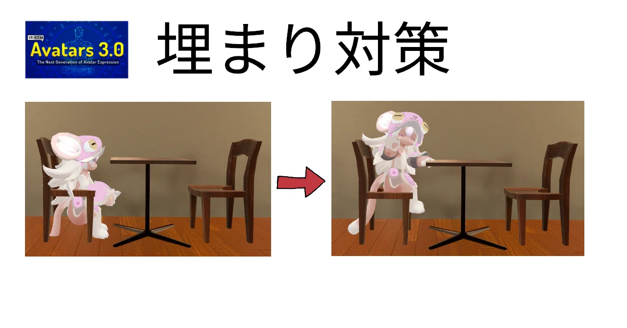 Vrchat Avatars 3 0で座りの高さ調整 みみりん Note