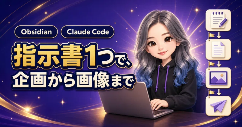 Obsidian × Claude Codeで、note記事づくりを企画から公開前まで仕組みにした