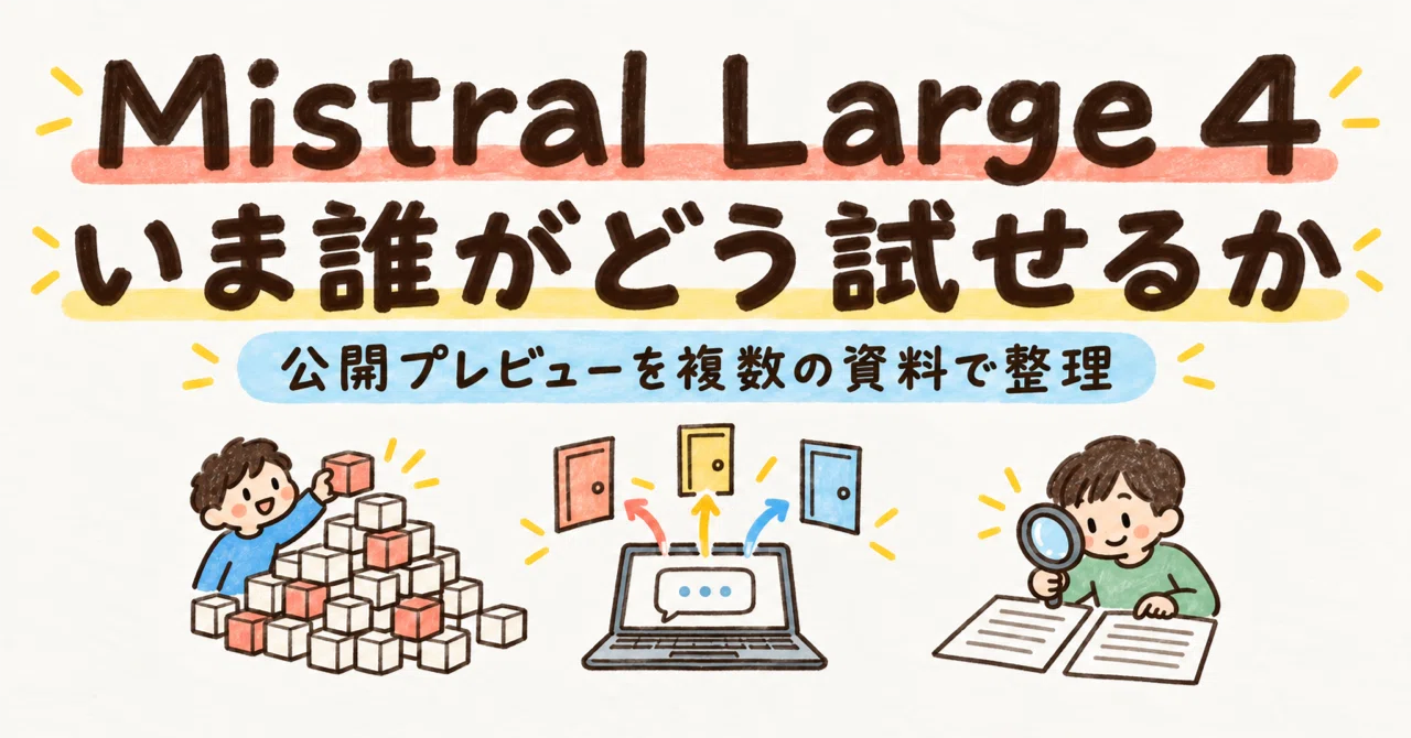 Mistral Large 4 Public Preview: What's Released, Who Can Try It Now ...