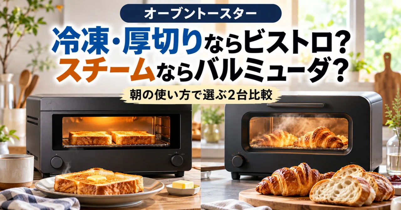 Panasonic Bistro or BALMUDA The Toaster? Choosing based on frozen thick ...